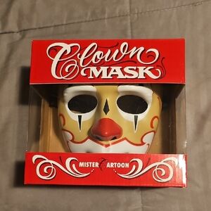 Clown Mask - Red and White